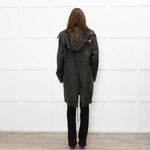 Barbour Green Waxed Lightweight Taylor Coat