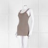 Rosemunde Brown Ribbed Lace Vest