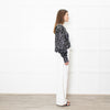 Rotate by Birger Christensen Black Loose Knit Metallic Jumper with Sequins