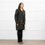 Barbour Green Waxed Lightweight Taylor Coat