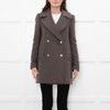 Club Monaco Brown Double Breasted Pea Coat