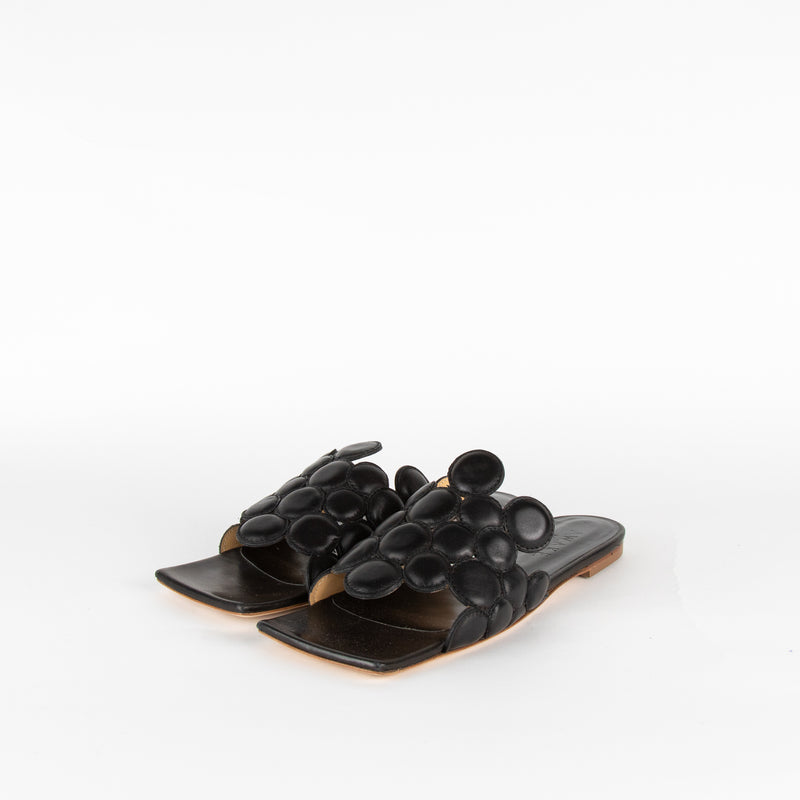 A.W.A.K.E Mode Iris Flat Sandals With Circular Detail