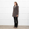 Club Monaco Brown Double Breasted Pea Coat