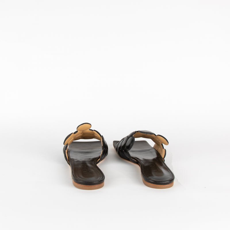 A.W.A.K.E Mode Iris Flat Sandals With Circular Detail