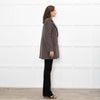 Club Monaco Brown Double Breasted Pea Coat