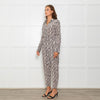 A.L.C Snake Print Jumpsuit with Drawstring Waist