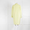 Joseph Yellow Unlined Wool And Silk Coat