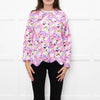 Cras Jadecras Pink Floral Quilted Jacket