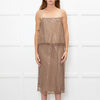 Vince Beaded Brown Camisole