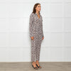 A.L.C Snake Print Jumpsuit with Drawstring Waist