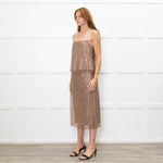 Vince Beaded Brown Camisole
