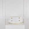 Jimmy Choo White Calfskin Gold Hardware Crossbody Bag