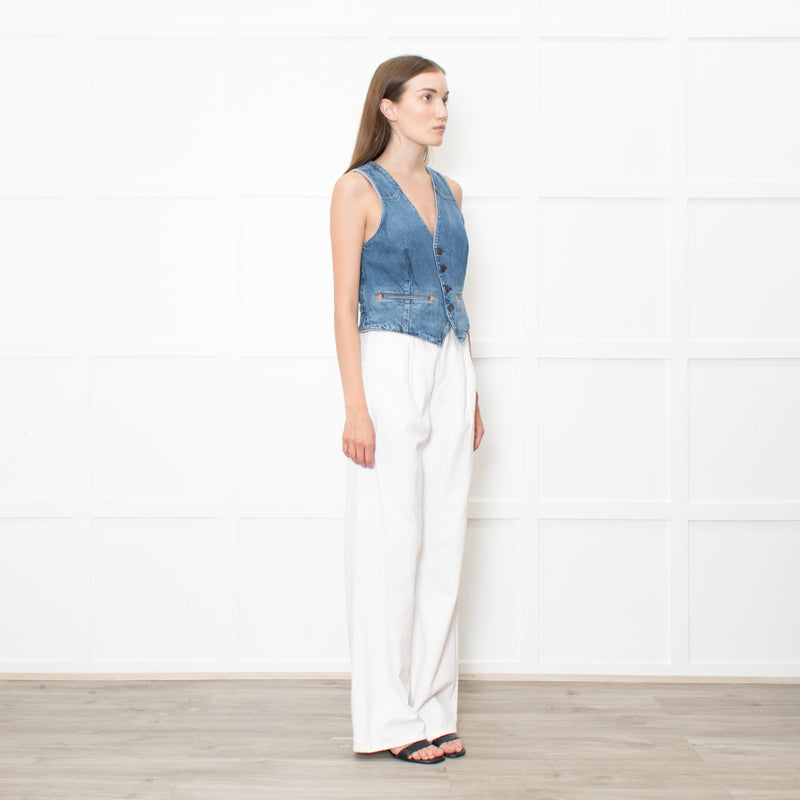 Polo Ralph Lauren Short Denim Waistcoat