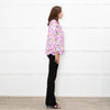 Cras Jadecras Pink Floral Quilted Jacket