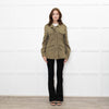 Frame Khaki Flap Pocket Denim Utility Jacket
