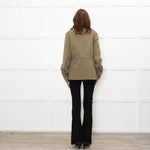 Frame Khaki Flap Pocket Denim Utility Jacket