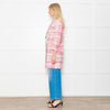 Giada Benincasa Pink Boucle Jacket with Sequin Waist