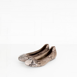 Hogan Beige Snake Embossed Pumps