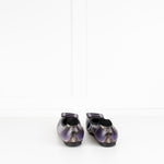 Hogan Purple Snake Embossed H Pumps