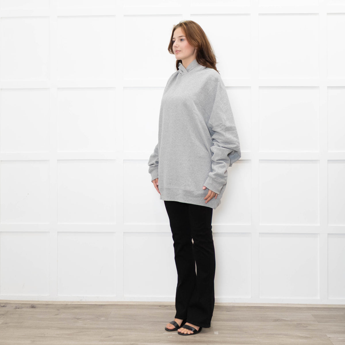 Raey Oversized Grey Hoodie