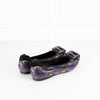 Hogan Purple Snake Embossed H Pumps