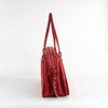 Chanel Red Silver Hardware Quilted Leather Shoulder Bag