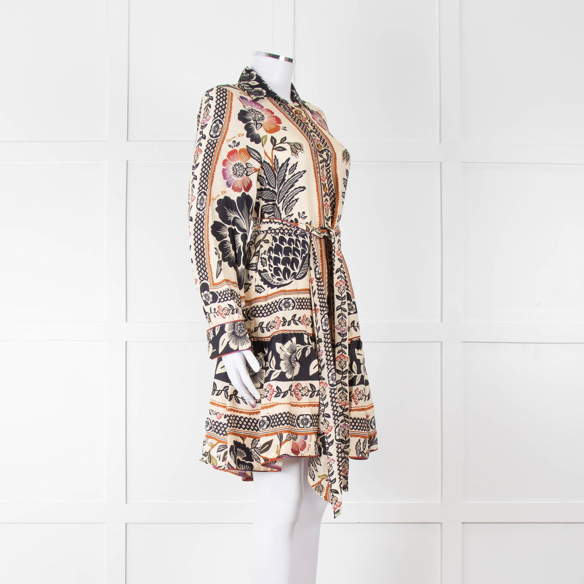 Farm Rio Romantic Garden Floral Midi Dress