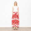 Cult Gaia Pink Linen Swirl Trousers