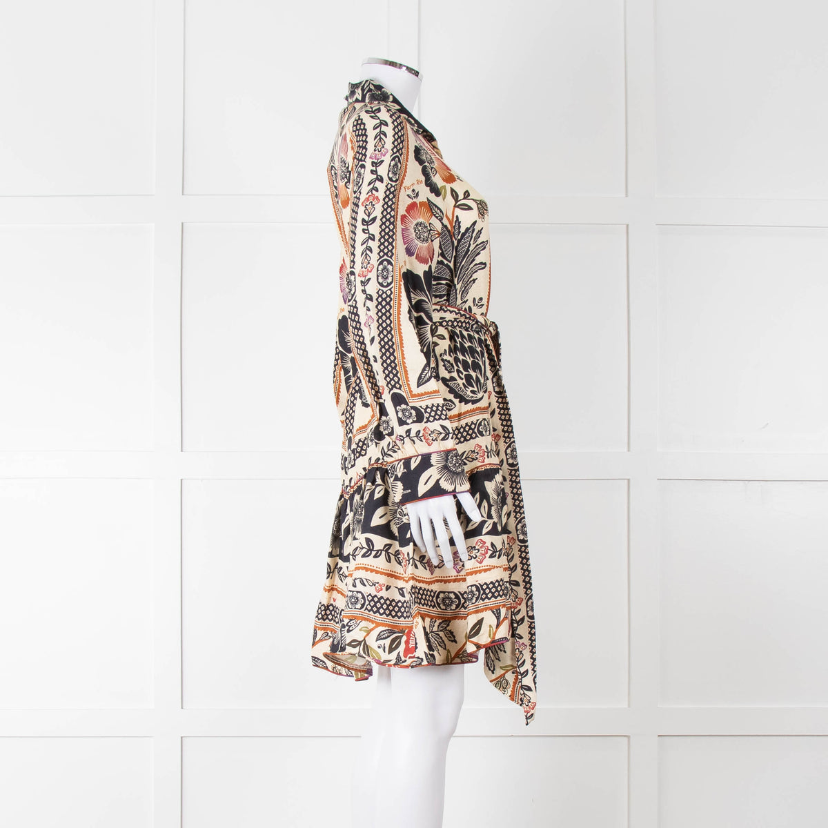 Farm Rio Romantic Garden Floral Midi Dress