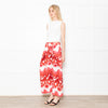 Cult Gaia Pink Linen Swirl Trousers