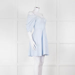 Derek Lam 10 Crosby Pale Blue Cotton Short Dress