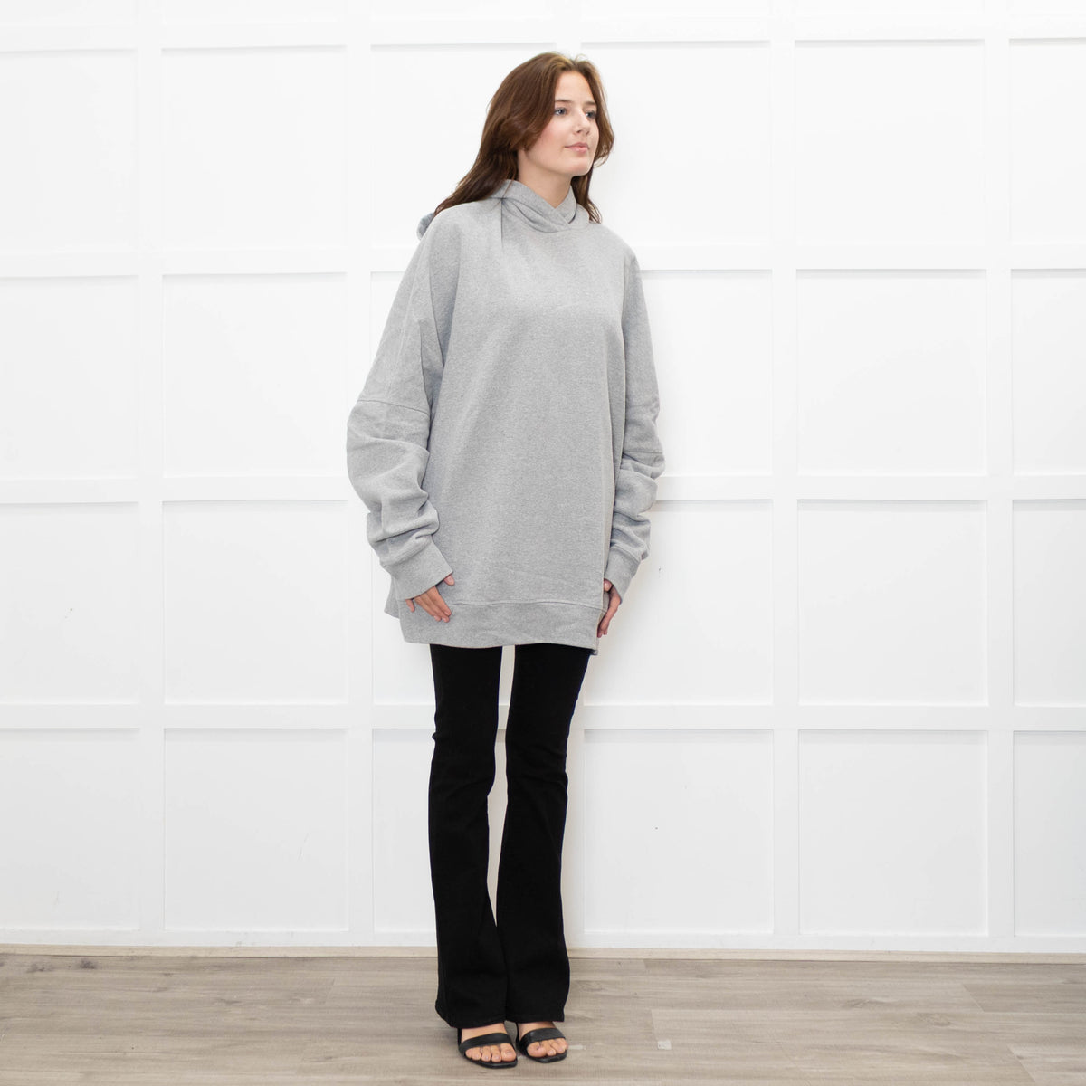 Raey Oversized Grey Hoodie