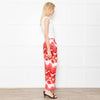 Cult Gaia Pink Linen Swirl Trousers