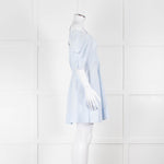 Derek Lam 10 Crosby Pale Blue Cotton Short Dress