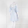 Derek Lam 10 Crosby Pale Blue Cotton Short Dress