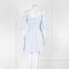 Derek Lam 10 Crosby Pale Blue Cotton Short Dress