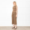The Editor's Market Khaki Knit Tank Top