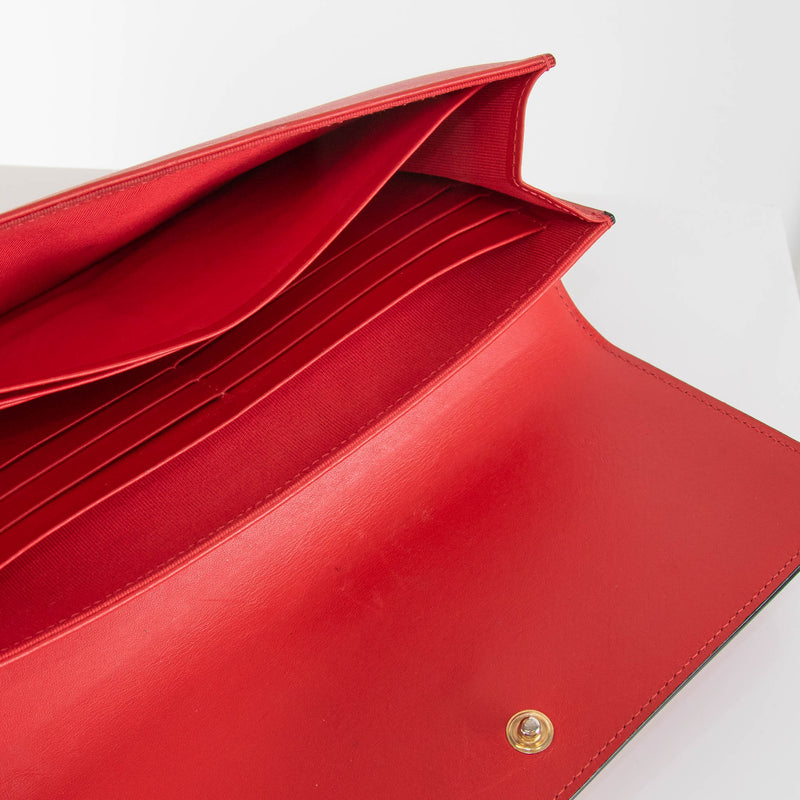 Christian Louboutin Red Leather Wallet