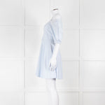 Derek Lam 10 Crosby Pale Blue Cotton Short Dress