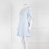 Derek Lam 10 Crosby Pale Blue Cotton Short Dress