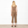 The Editor's Market Khaki Knit Tank Top