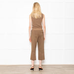 The Editor's Market Khaki Knit Tank Top