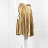 A.L.C Gold Pleated Skirt