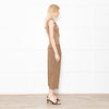The Editor's Market Khaki Knit Tank Top