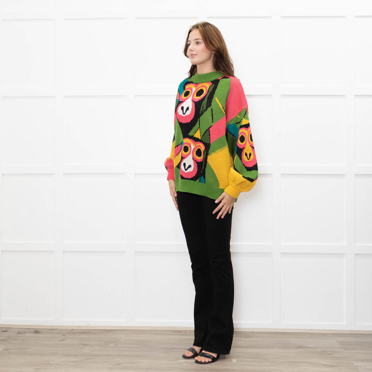 Farm Rio Multi Coloured Thick Knit Jumper