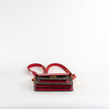 Marni Mini Tri-Colour Red Grey Taupe Trunk Bag