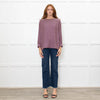 The Great Burgundy Silk Top With White Stars