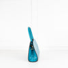 Manu Atelier Blue Croc Embossed Ladybird Crossbody Bag