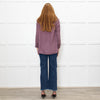 The Great Burgundy Silk Top With White Stars