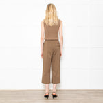 The Editor's Market Khaki Pleated Trousers